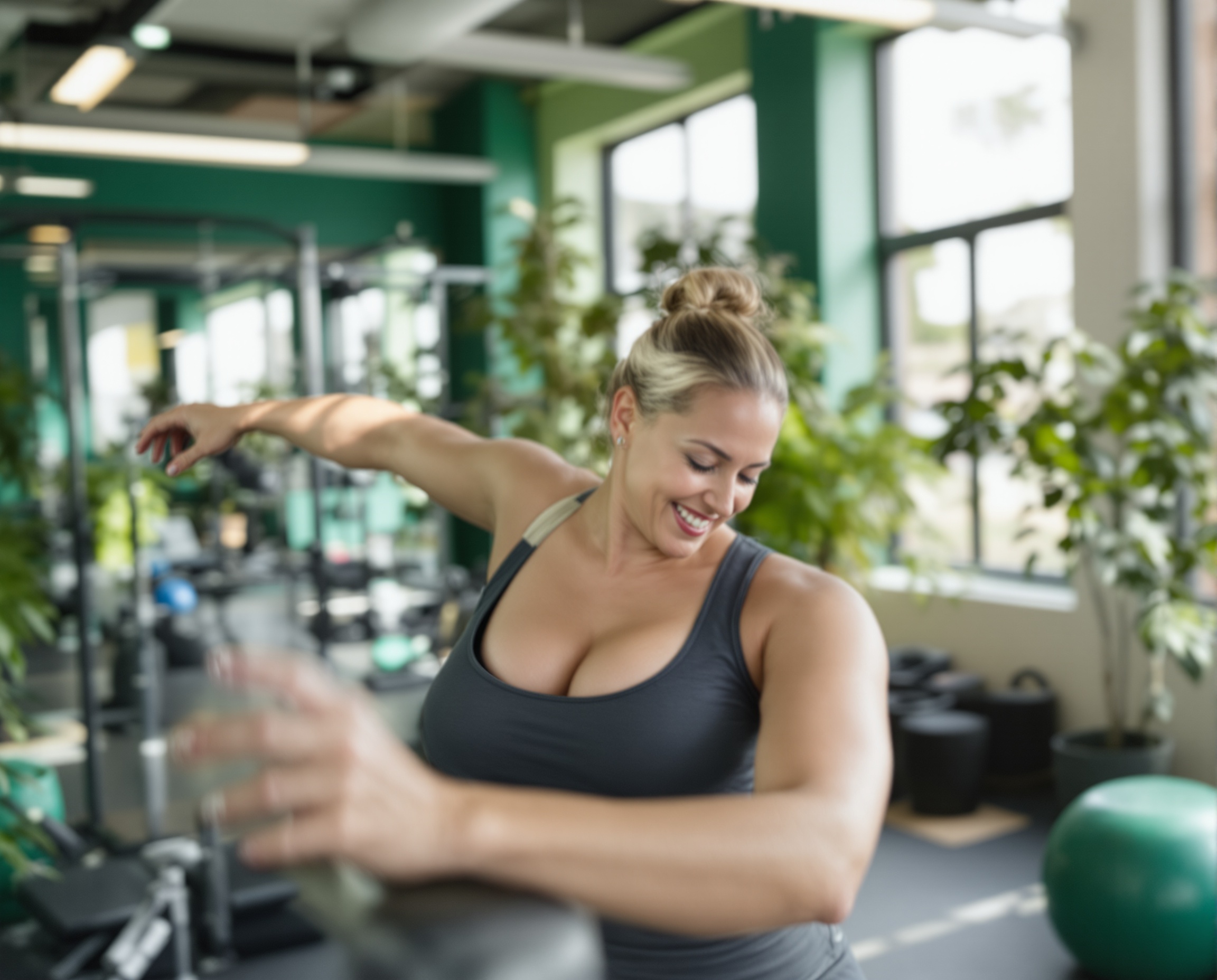 レッスン後の笑顔